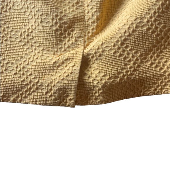 Banana Republic women’s skirt butter yellow lined pencil skirt size 4 office - Picture 4 of 9